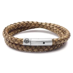 Collins | 1/4" (6 Mm) Vintage Leather Wrap Around Bracelet