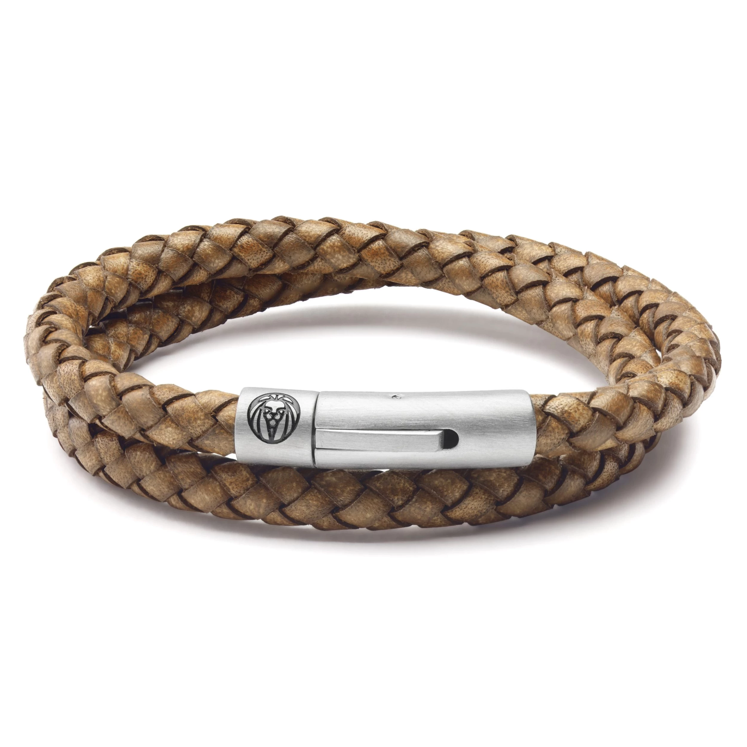 Collins | 1/4" (6 Mm) Vintage Leather Wrap Around Bracelet