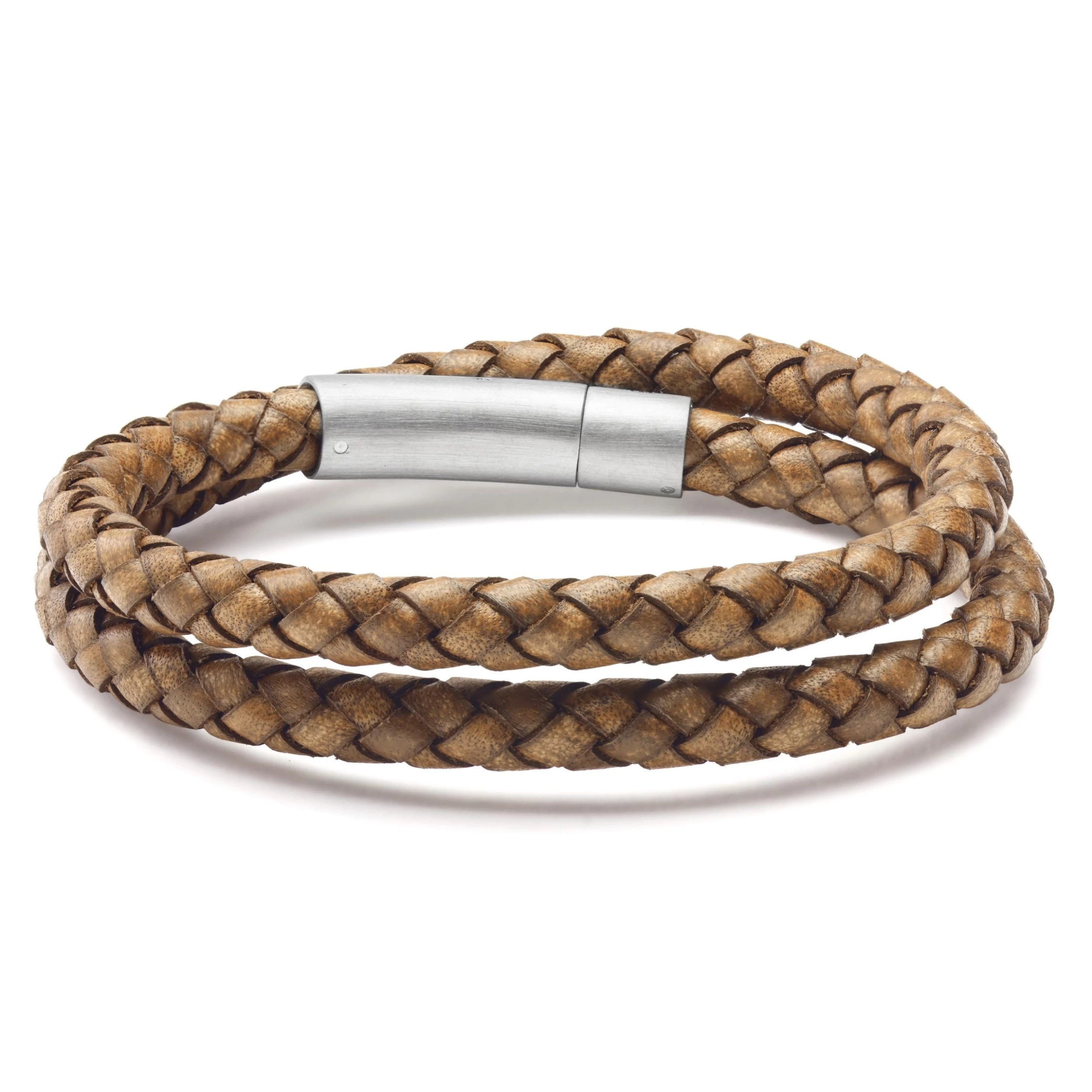 Collins | 1/4" (6 Mm) Vintage Leather Wrap Around Bracelet - Image 3