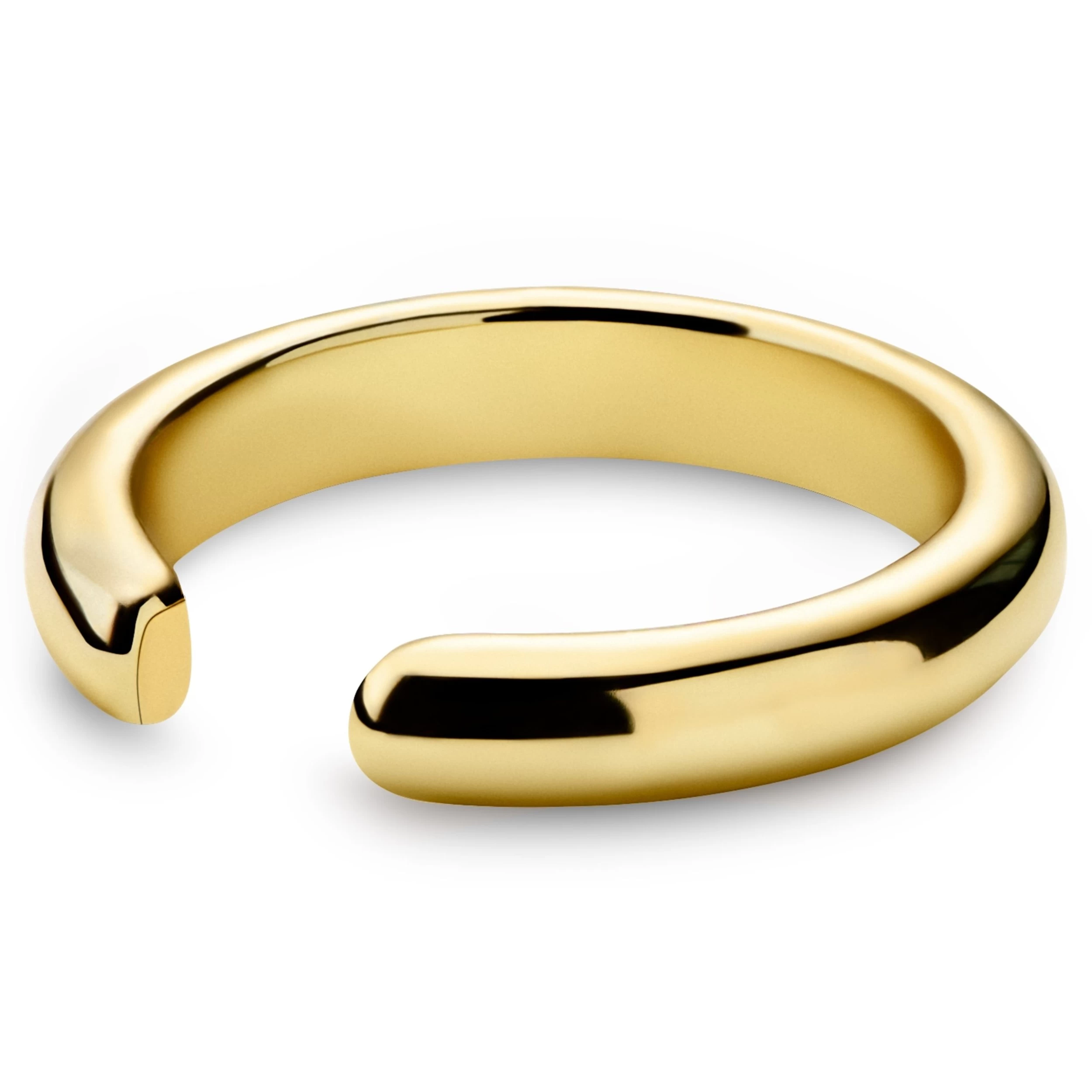 Helix | 1/8" (3 Mm) Gold-tone Ear Cuff - Image 2