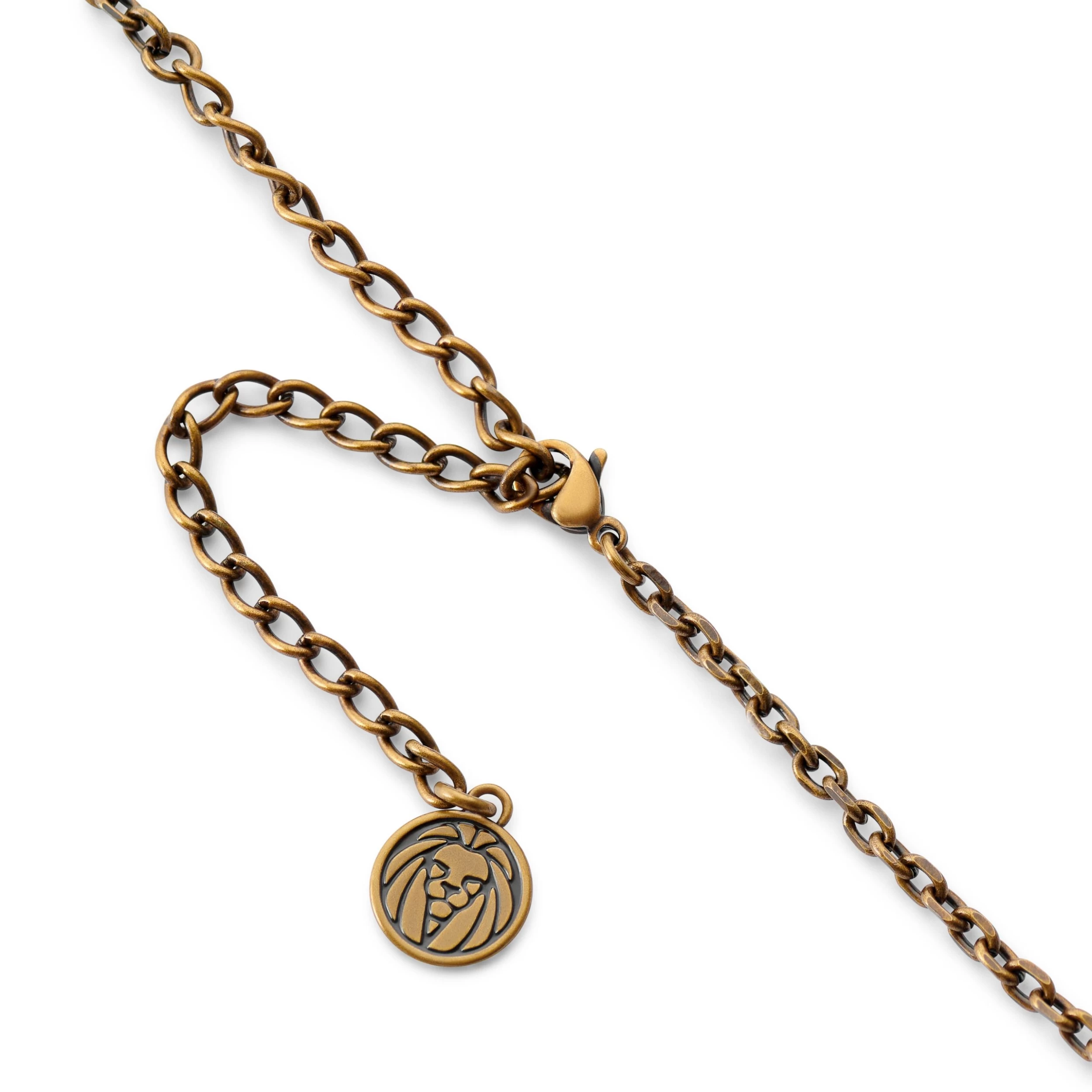 Obelius | Vintage Gold-tone Medusa Tondo Necklace - Image 6