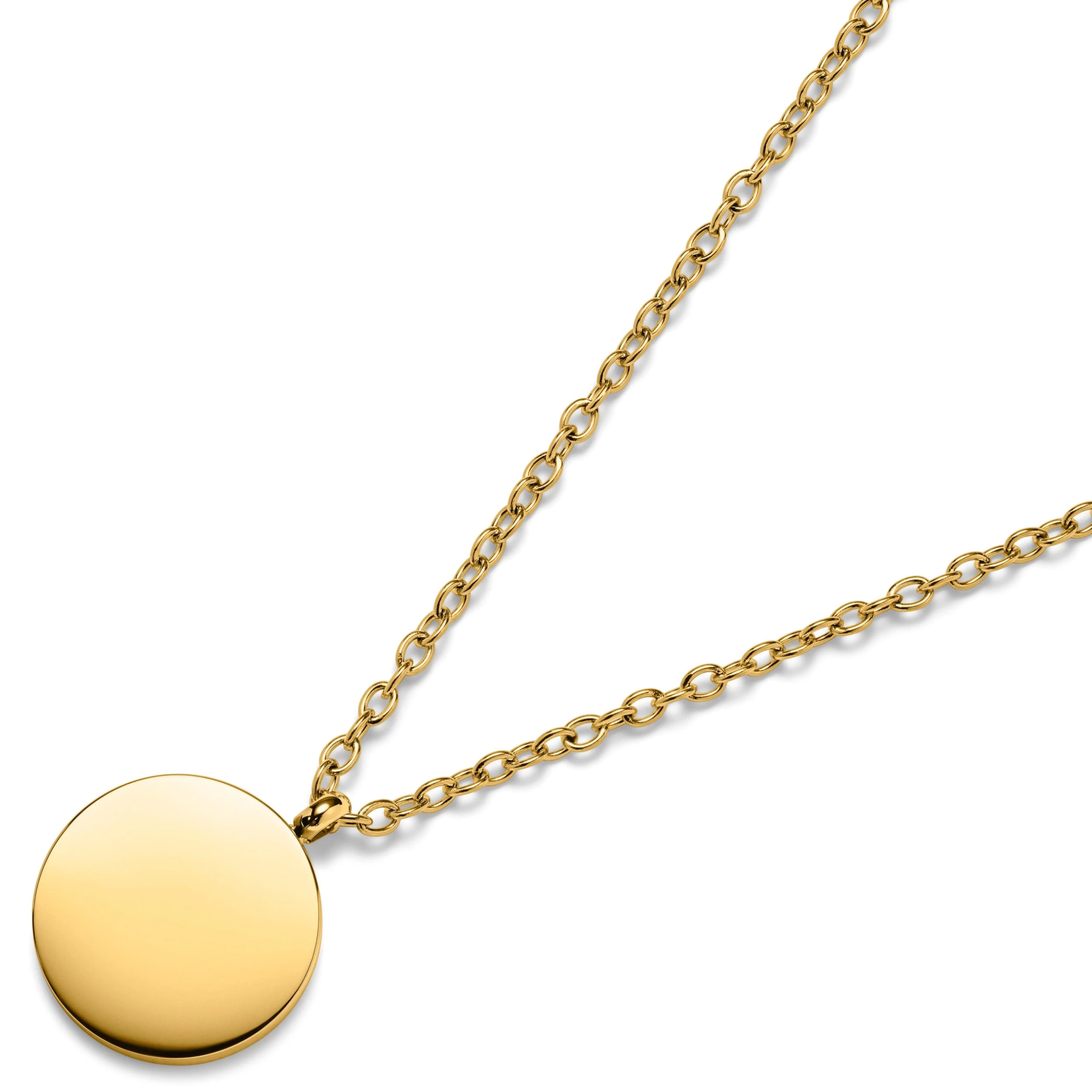 Unity | Gold-tone Yin And Yang Circle Necklace - Image 5