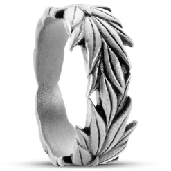Obelius | Vintage Silver-tone Laurel Wreath Ring