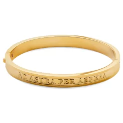 Arie | Gold-Tone Stainless Steel Ad Astra Bangle Bracelet