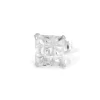 8 Mm Square Zirconia & 925 Sterling Silver Bling Stud Earring