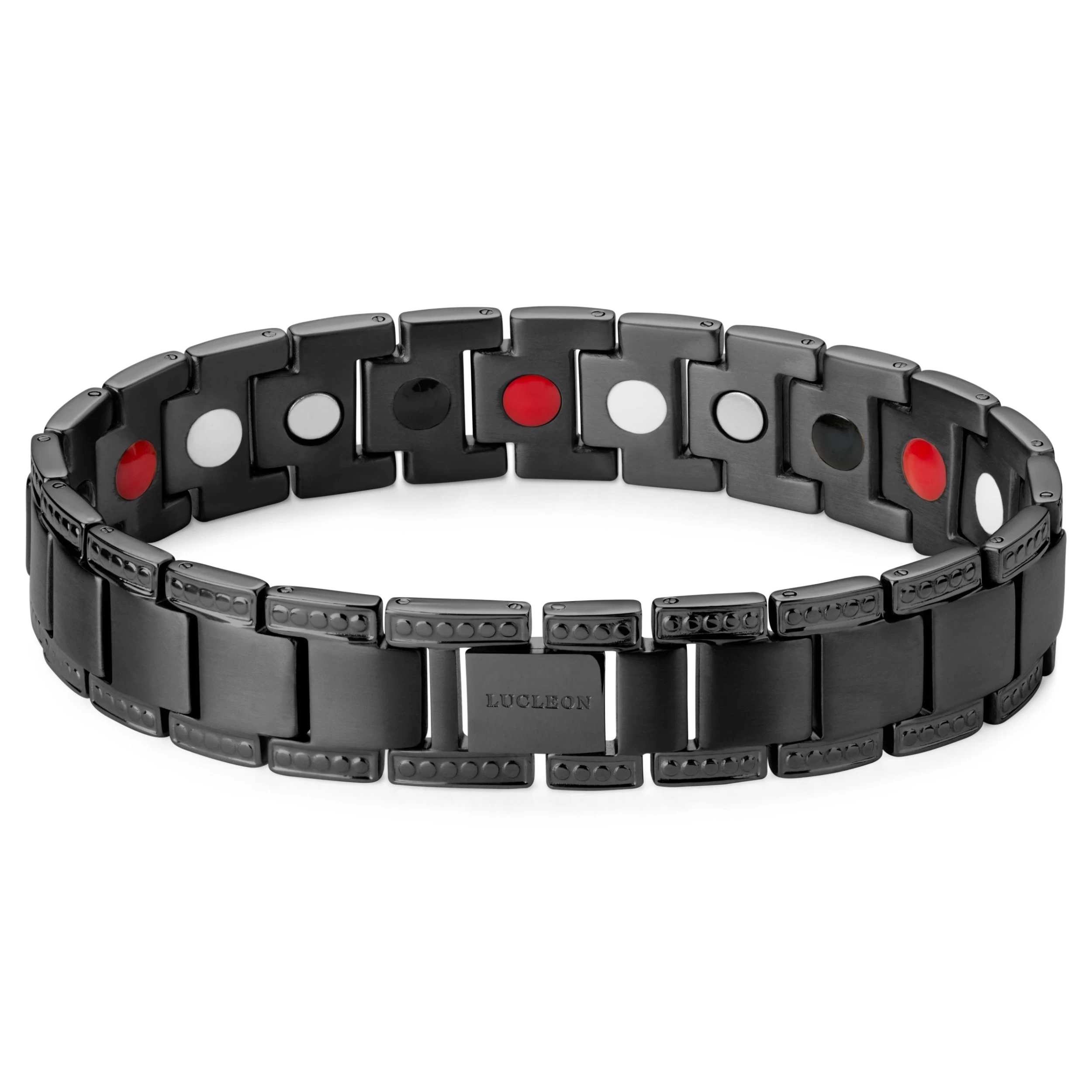 Black Titanium Magnetic Bracelet - Image 3