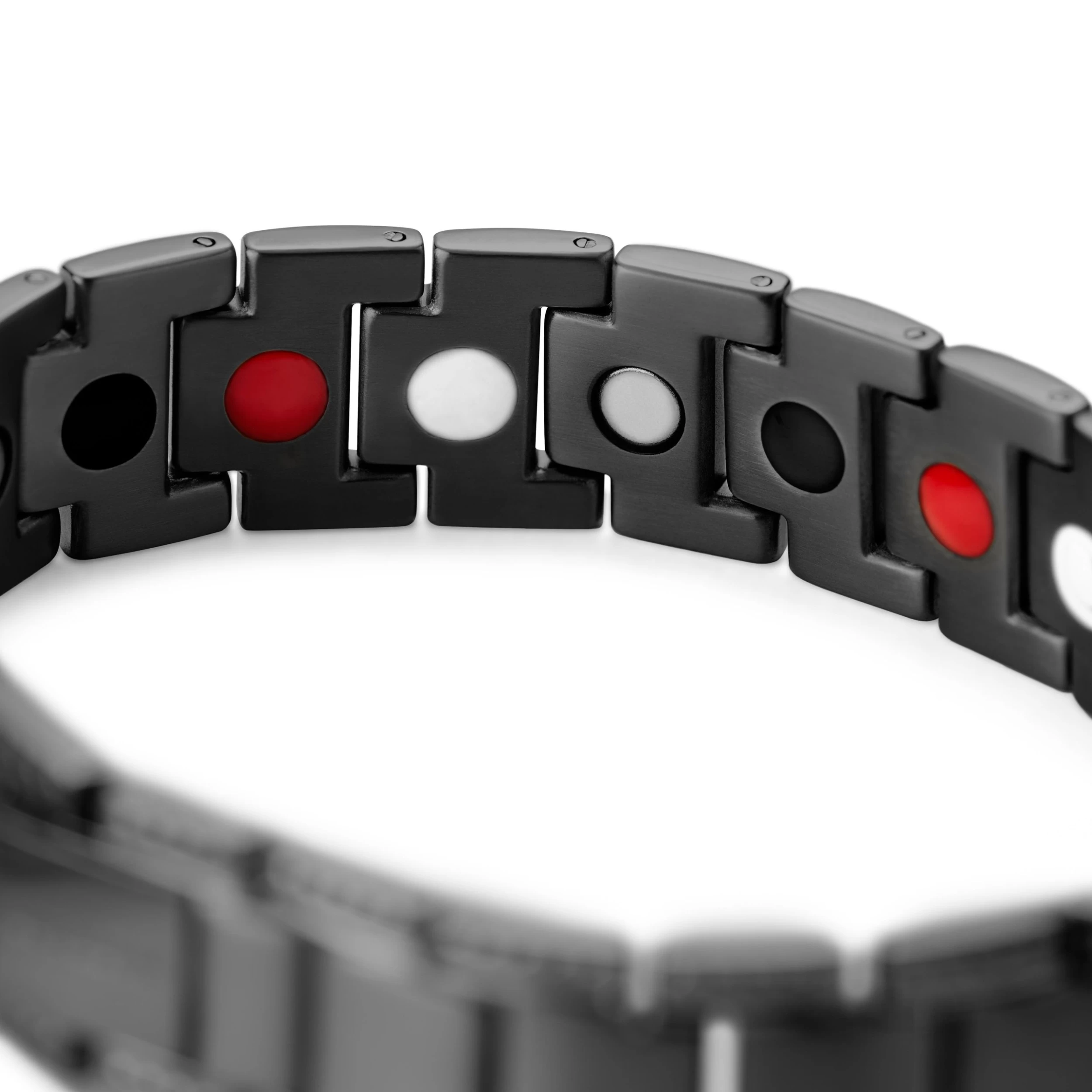 Black Titanium Magnetic Bracelet - Image 5