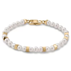 Ocata | Gold-Tone Pearl Bracelet