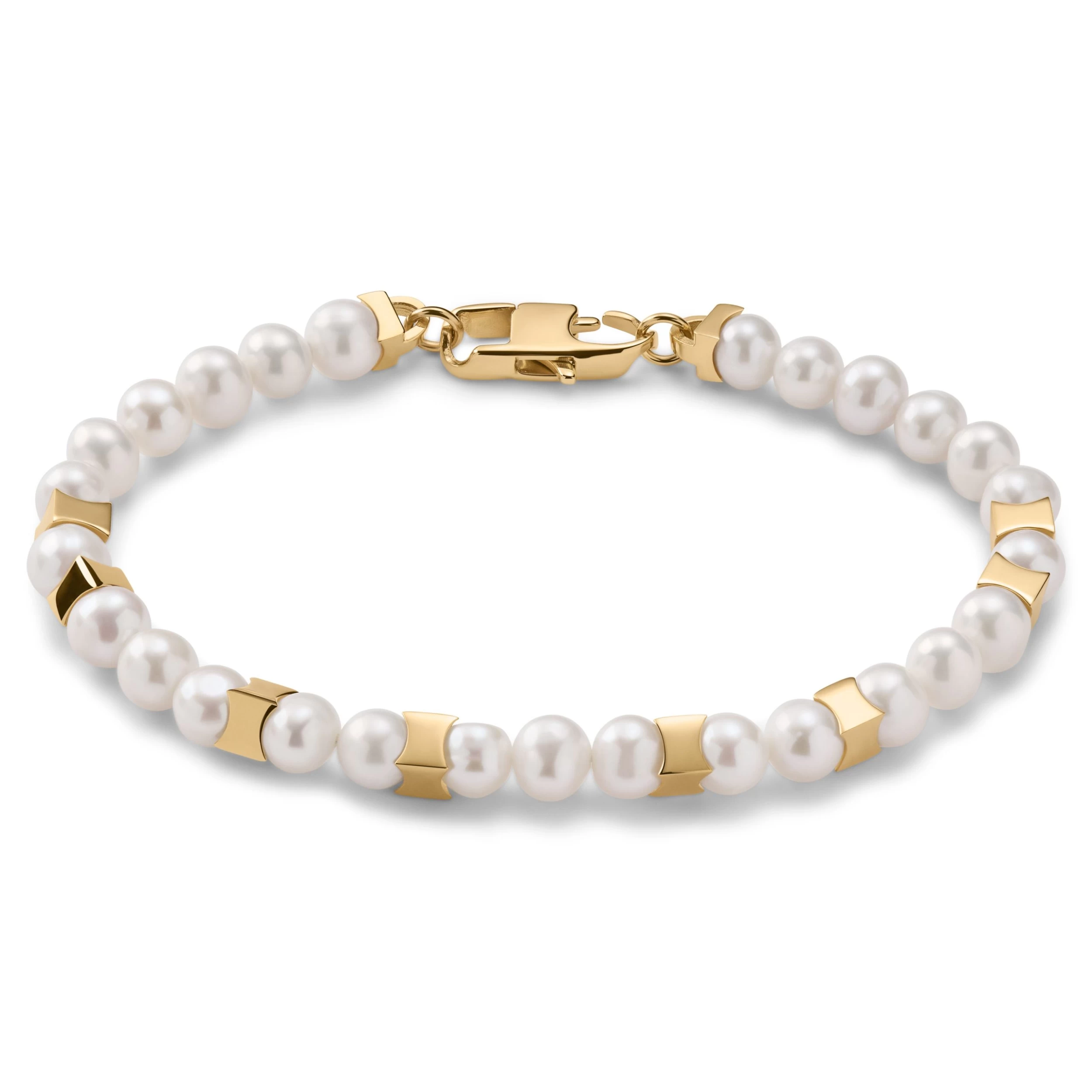 Ocata | Gold-Tone Pearl Bracelet