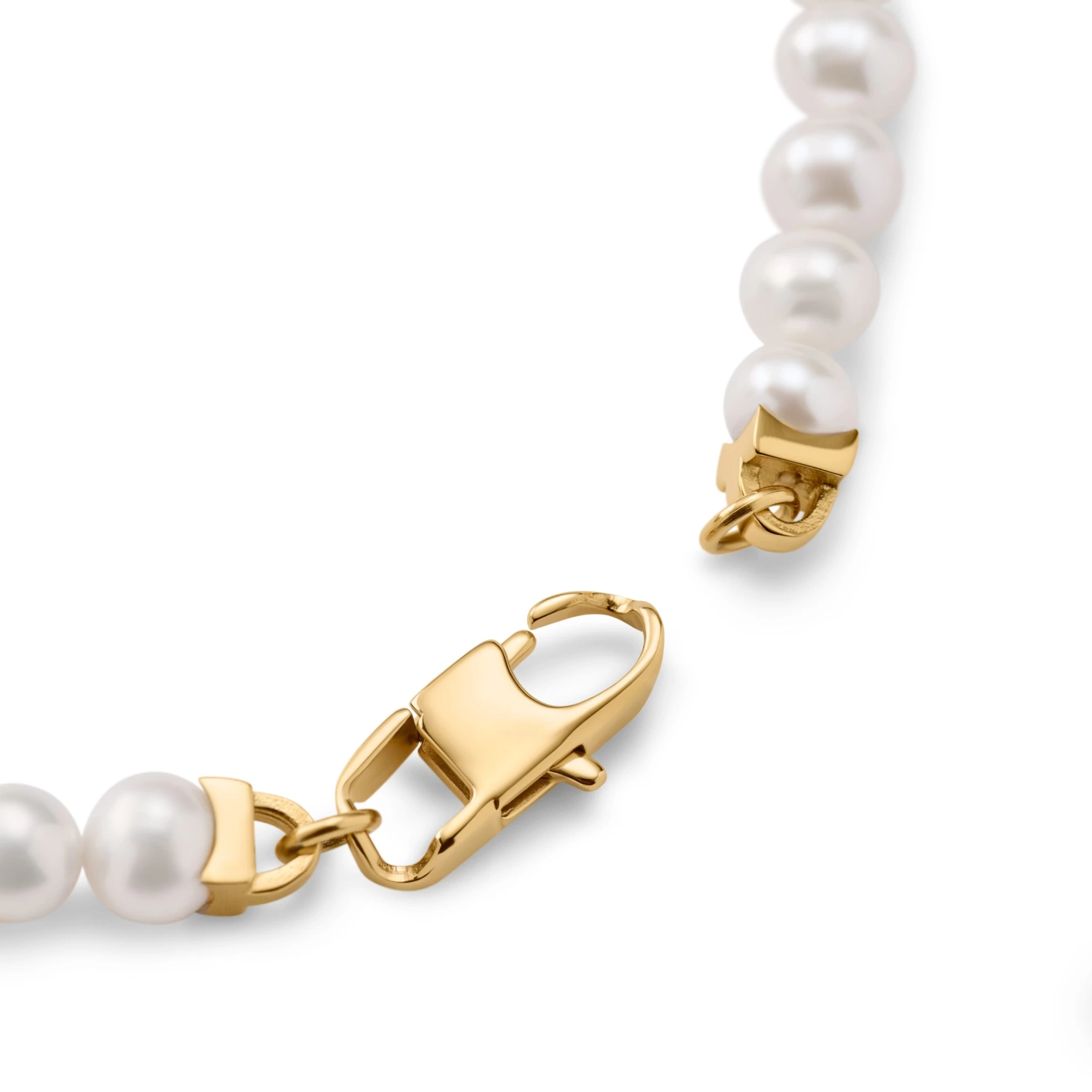 Ocata | Gold-Tone Pearl Bracelet - Image 3