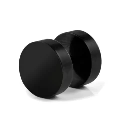 10 Mm Black Stainless Steel Stud Earring