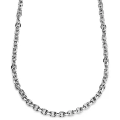 Essentials | 1/3" (8 Mm) Silver-Tone Cable Chain Necklace