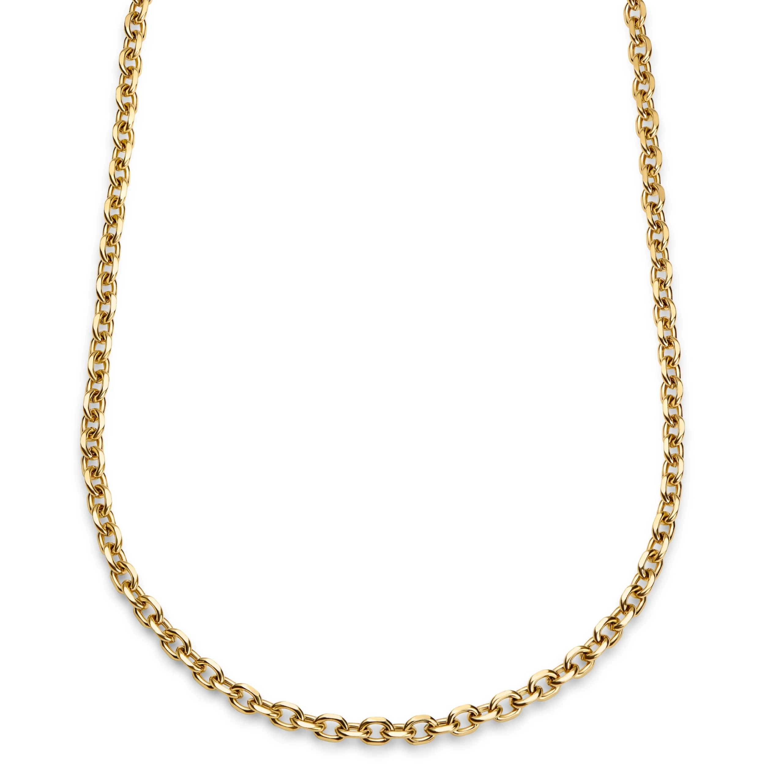 Essentials | 1/4" (6 Mm) Gold-Tone Cable Chain Necklace