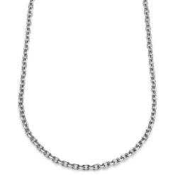 Essentials | 1/4" (6 Mm) Silver-Tone Cable Chain Necklace