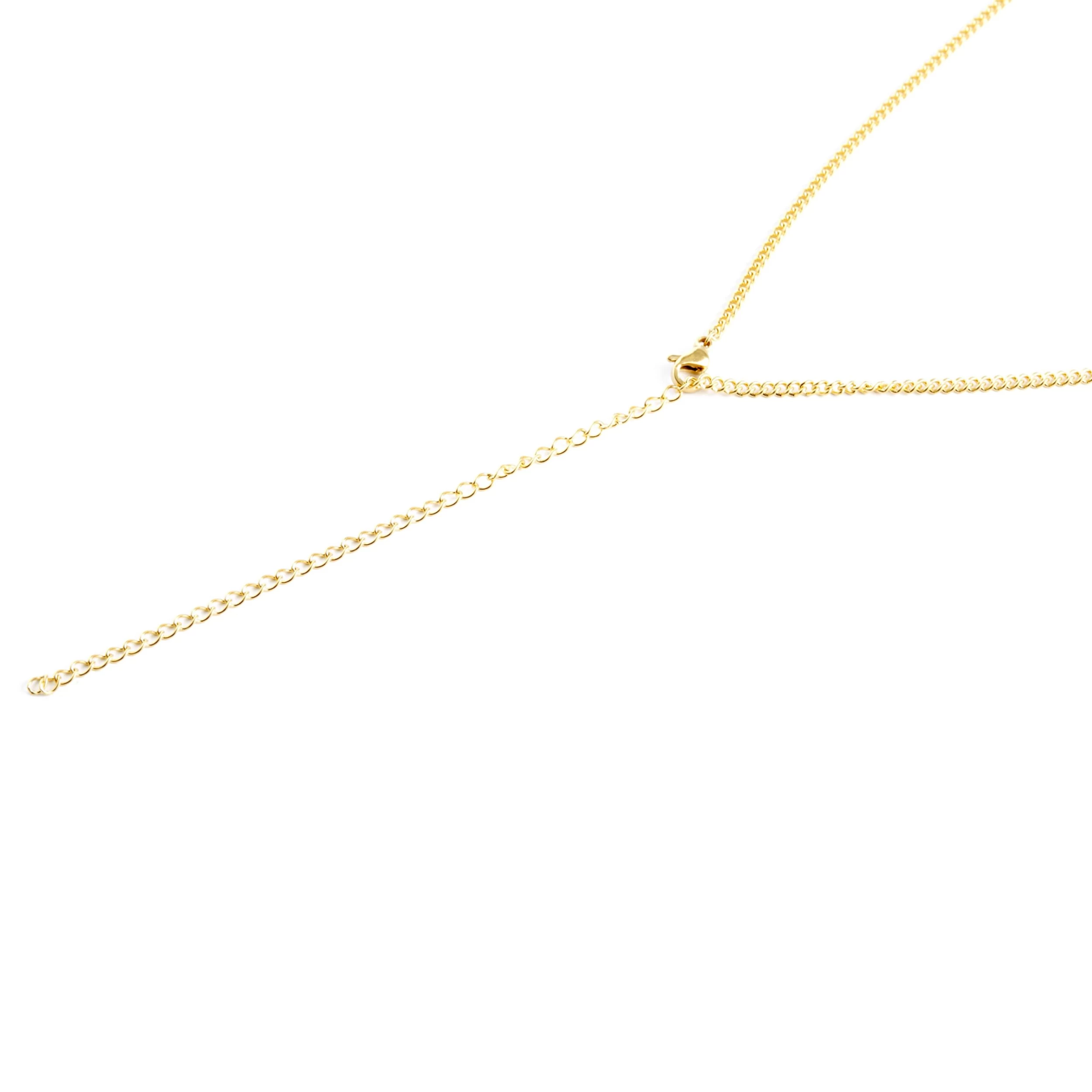 Iconic | Gold-Tone Skull Curb Chain Necklace - Image 3