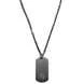 Zodiac | Gunmetal Stainless Steel Virgo Star Sign Dog Tag Cable Chain Necklace - Image 3