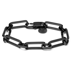 Amager | Gunmetal Stainless Steel Cable Chain Bracelet