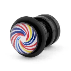 Colourful Swirl Magnetic Earring