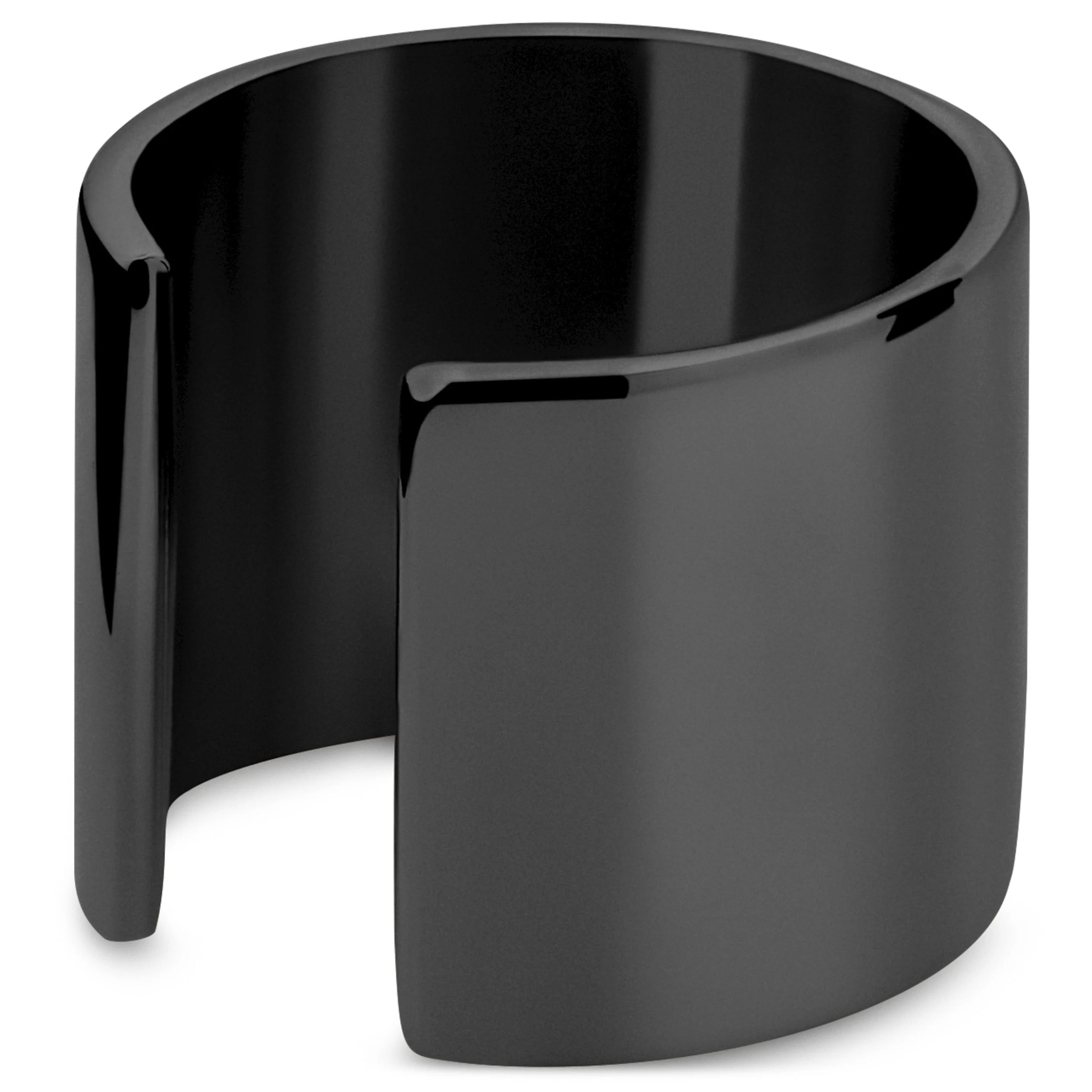 Helix | 3/8" (10 Mm) Black Ear Cuff - Image 2