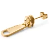 Floyd | Gold-Tone Zipper Stud Earring