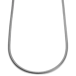 Essentials | 1/5" (5 Mm) Silver-Tone Snake Chain Necklace