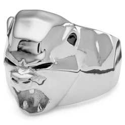 Mack | Silver-Tone Stainless Steel Gorilla Ring