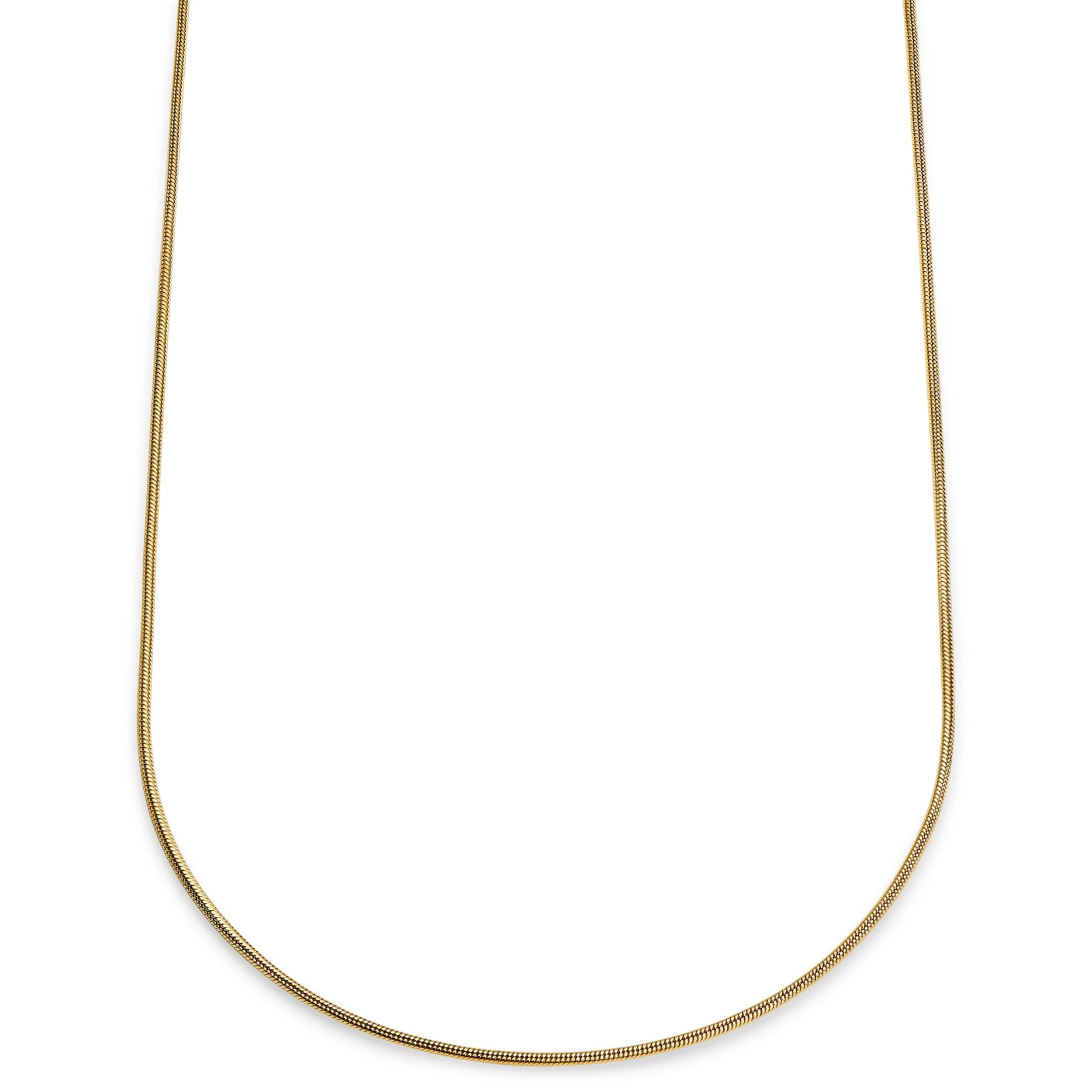 Essentials | 1/16" (2 Mm) Gold-Tone Snake Chain Necklace