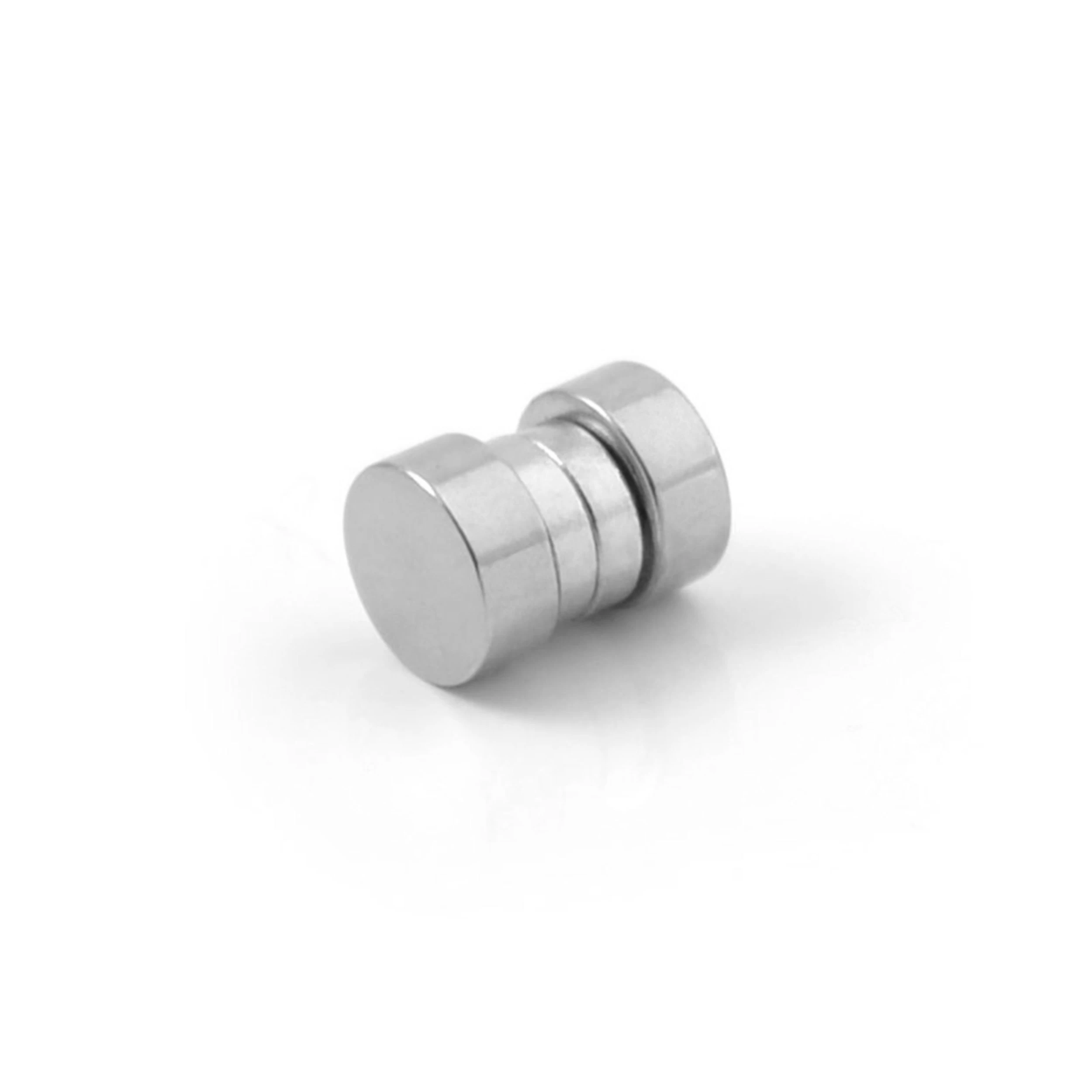6 Mm Steel Magnetic Stud Earring