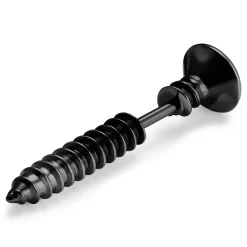 Floyd | Black Stainless Steel Screw Stud Earring