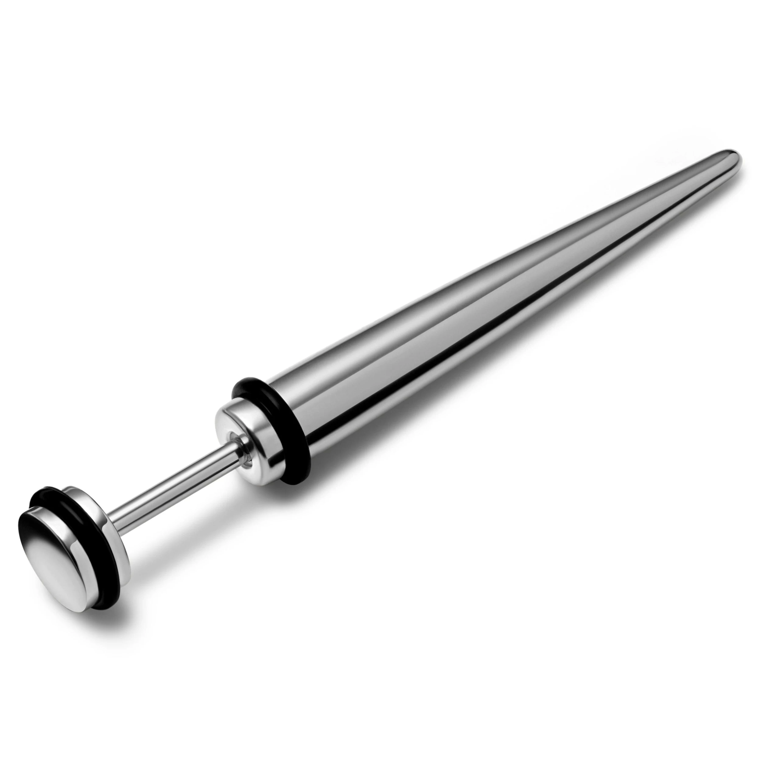 Satago | 1/4" (6 Mm) Stainless Steel Faux Taper Earring