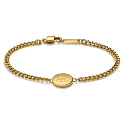 Unity | Gold-tone Ichthus Bracelet