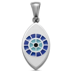 Evil Eye | Silver-tone Pendant