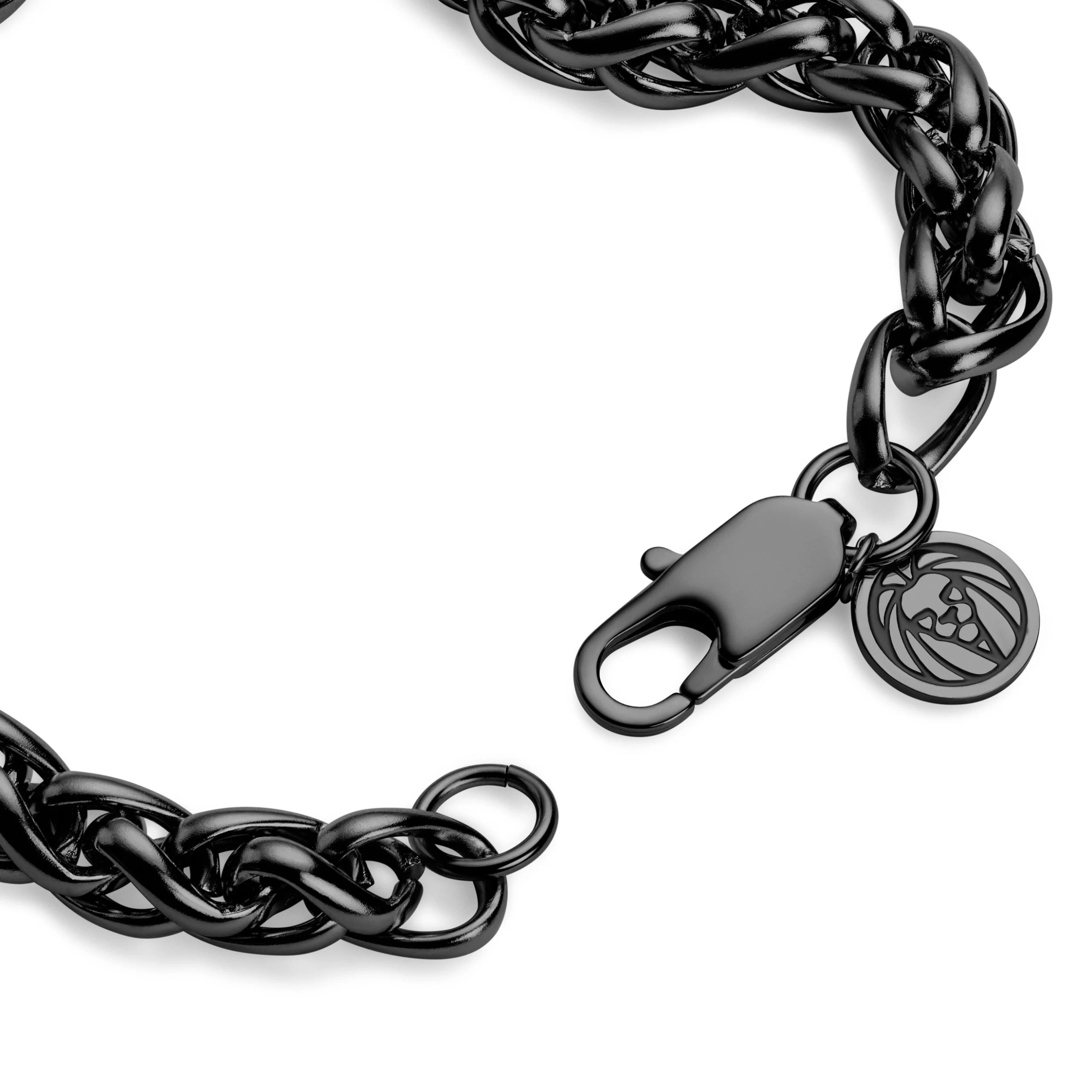Essentials | 1/5" (5 Mm) Gunmetal Black Wheat Chain Bracelet - Image 3