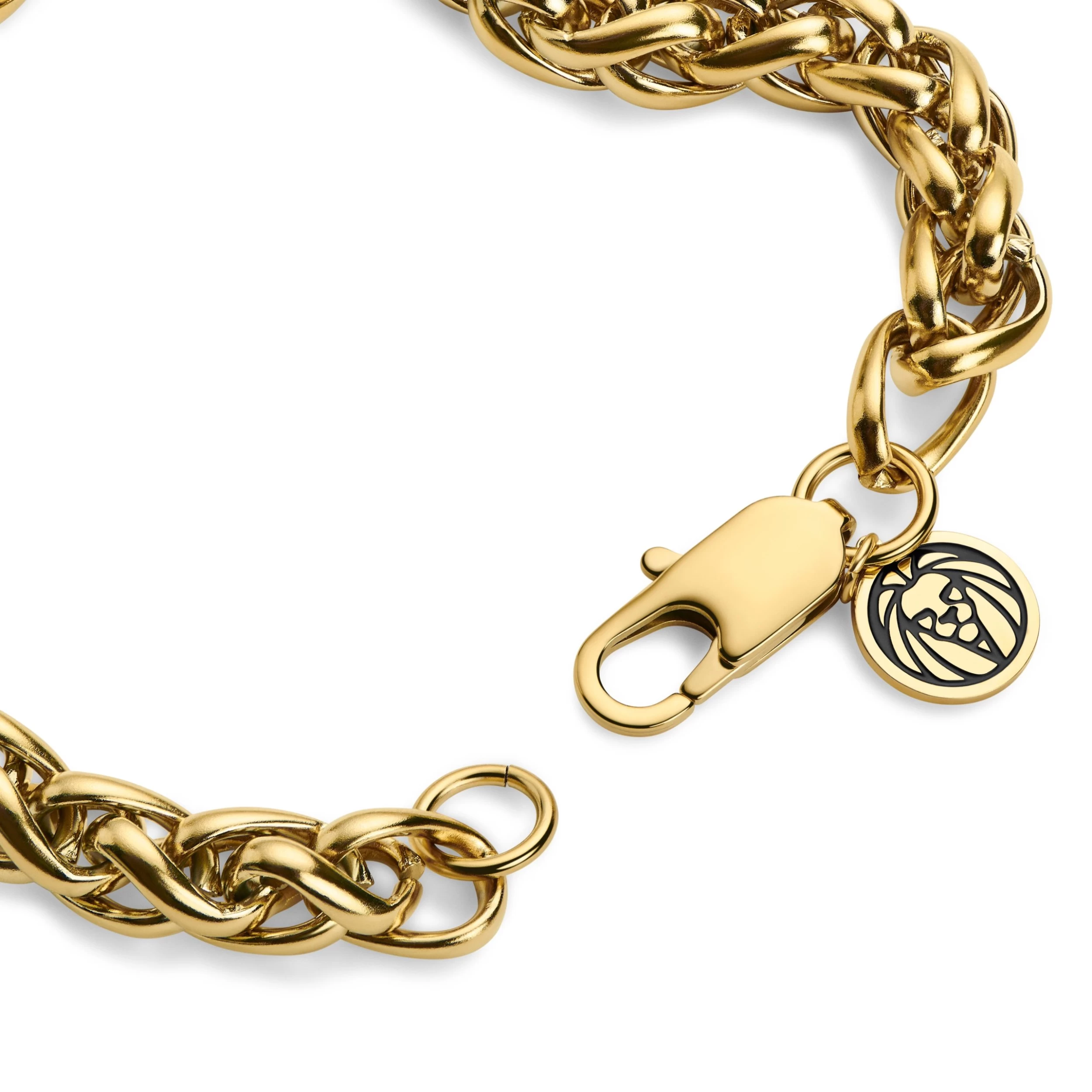 Essentials | 1/3" (8 Mm) Gold-Tone Wheat Chain Bracelet - Image 3
