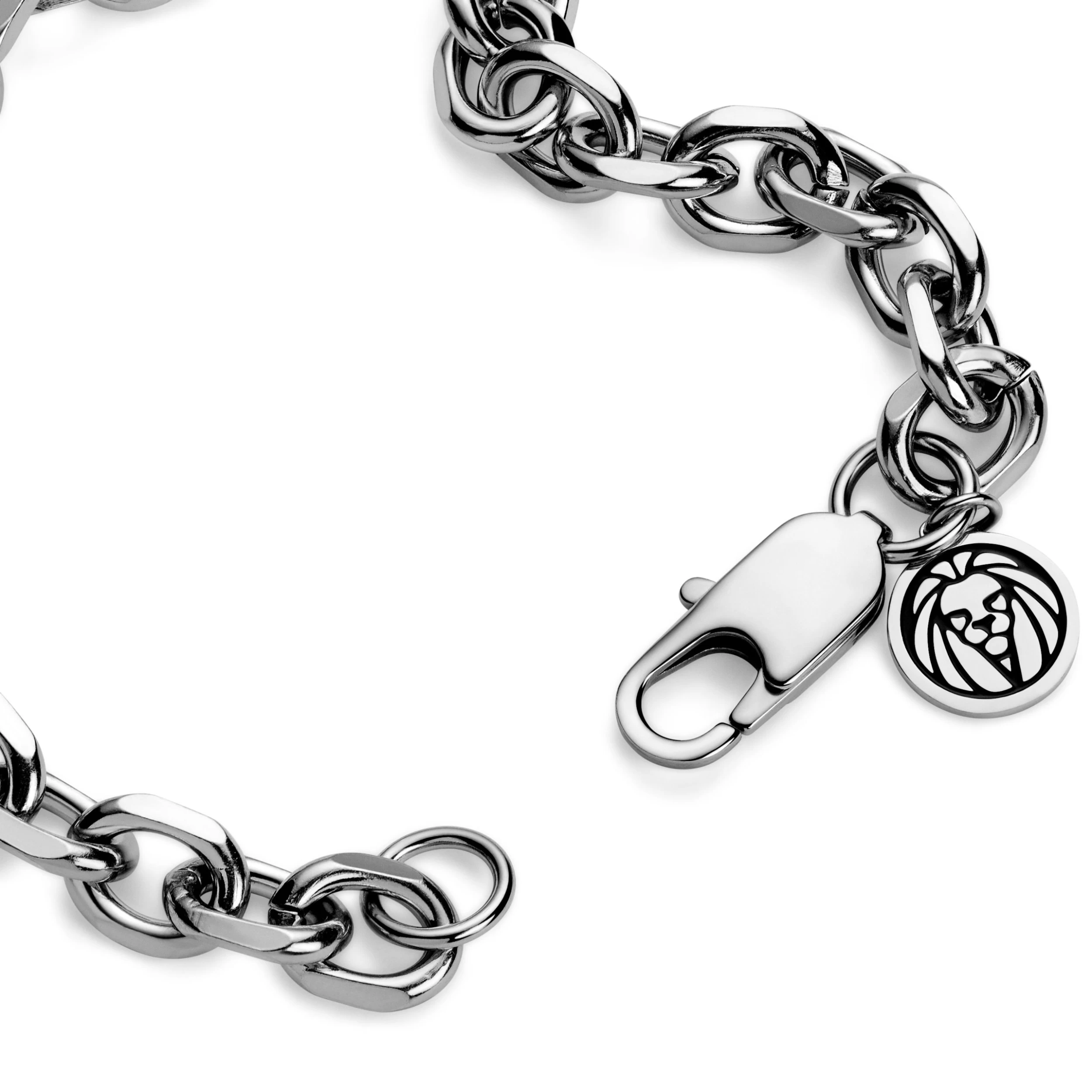 Essentials | 3/8" (10 Mm) Silver-Tone Cable Chain Bracelet - Image 3