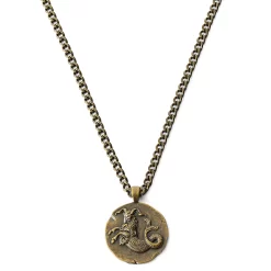 Astro | Gold-Tone Capricorn Zodiac Sign Necklace