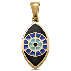 Evil Eye | Gold-tone Pendant
