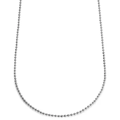 Essentials | 1/8" (3 Mm) Silver-Tone Ball Chain Necklace