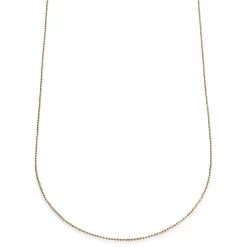 Essentials | 1/16" (1.6 Mm) Gold-Tone Ball Chain Necklace