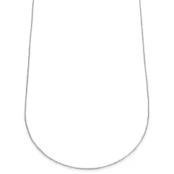 Essentials | 1/16" (1.6 Mm) Silver-Tone Ball Chain Necklace