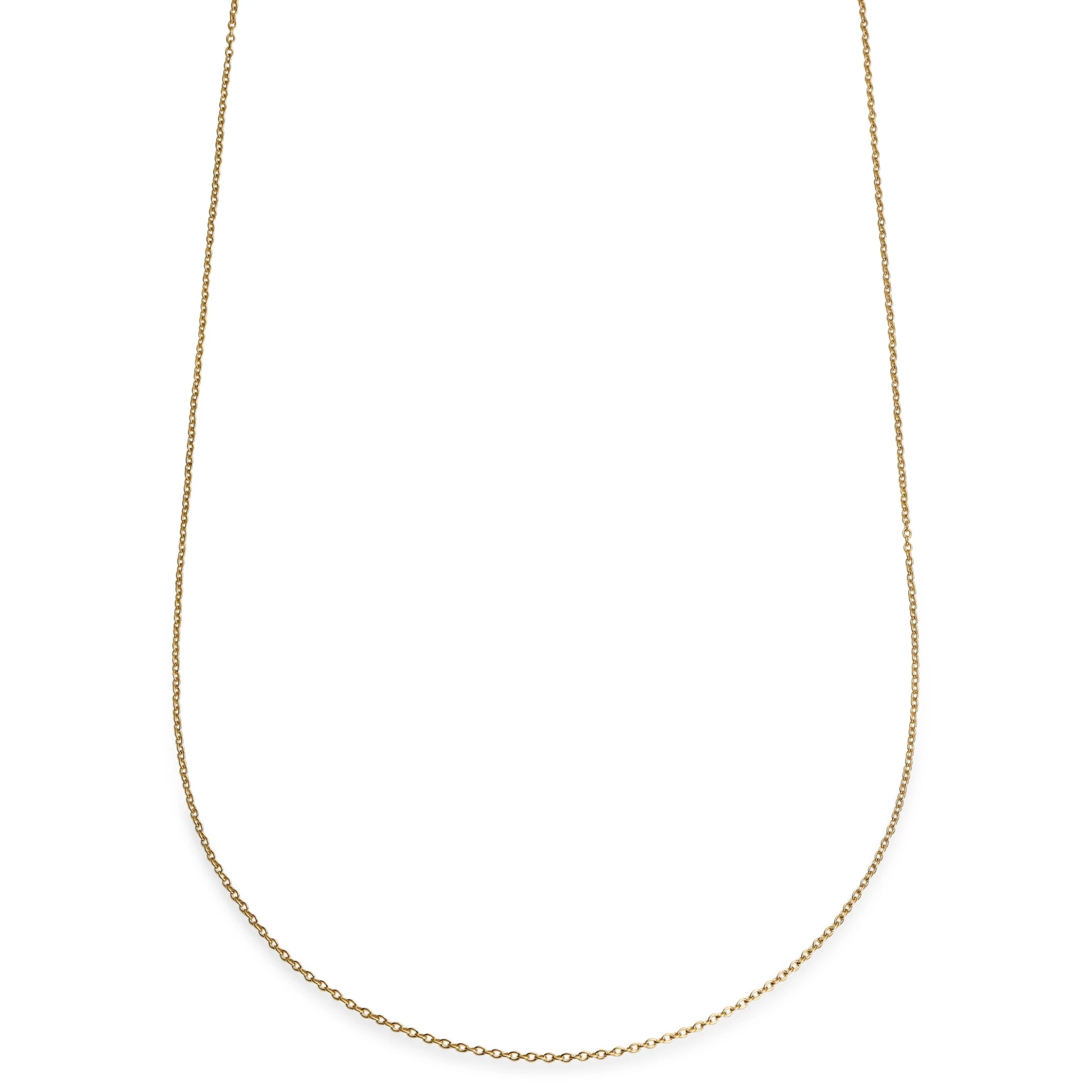 Essentials | 1/16" (1.5 Mm) Lightweight Gold-Tone Cable Chain Necklace