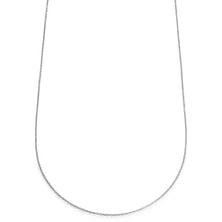 Essentials | 1/16" (1.5 Mm) Lightweight Silver-Tone Cable Chain Necklace
