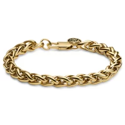 Essentials | 1/3" (8 Mm) Gold-Tone Wheat Chain Bracelet