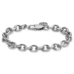 Essentials | 1/3" (8 Mm) Silver-Tone Cable Chain Bracelet