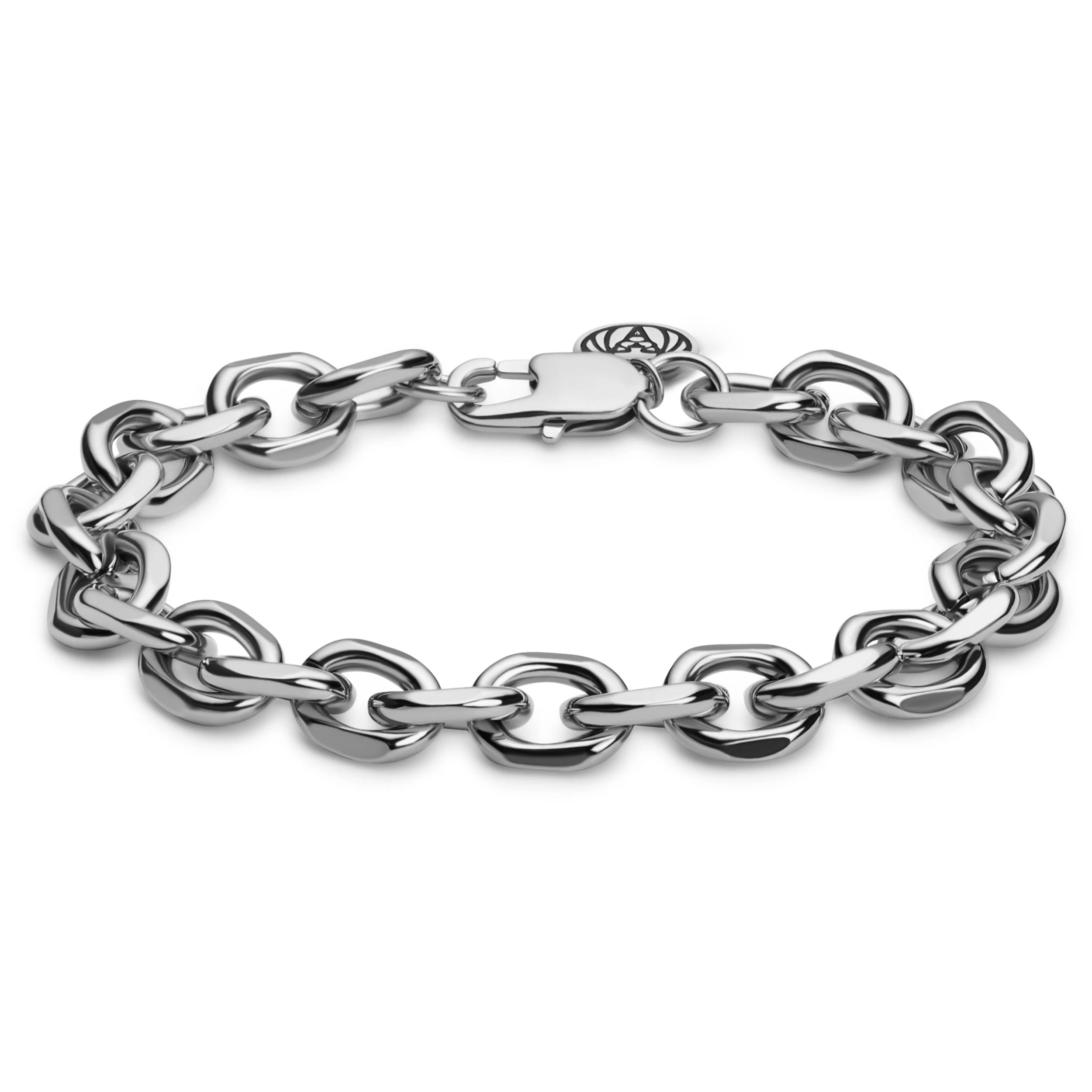 Essentials | 3/8" (10 Mm) Silver-Tone Cable Chain Bracelet