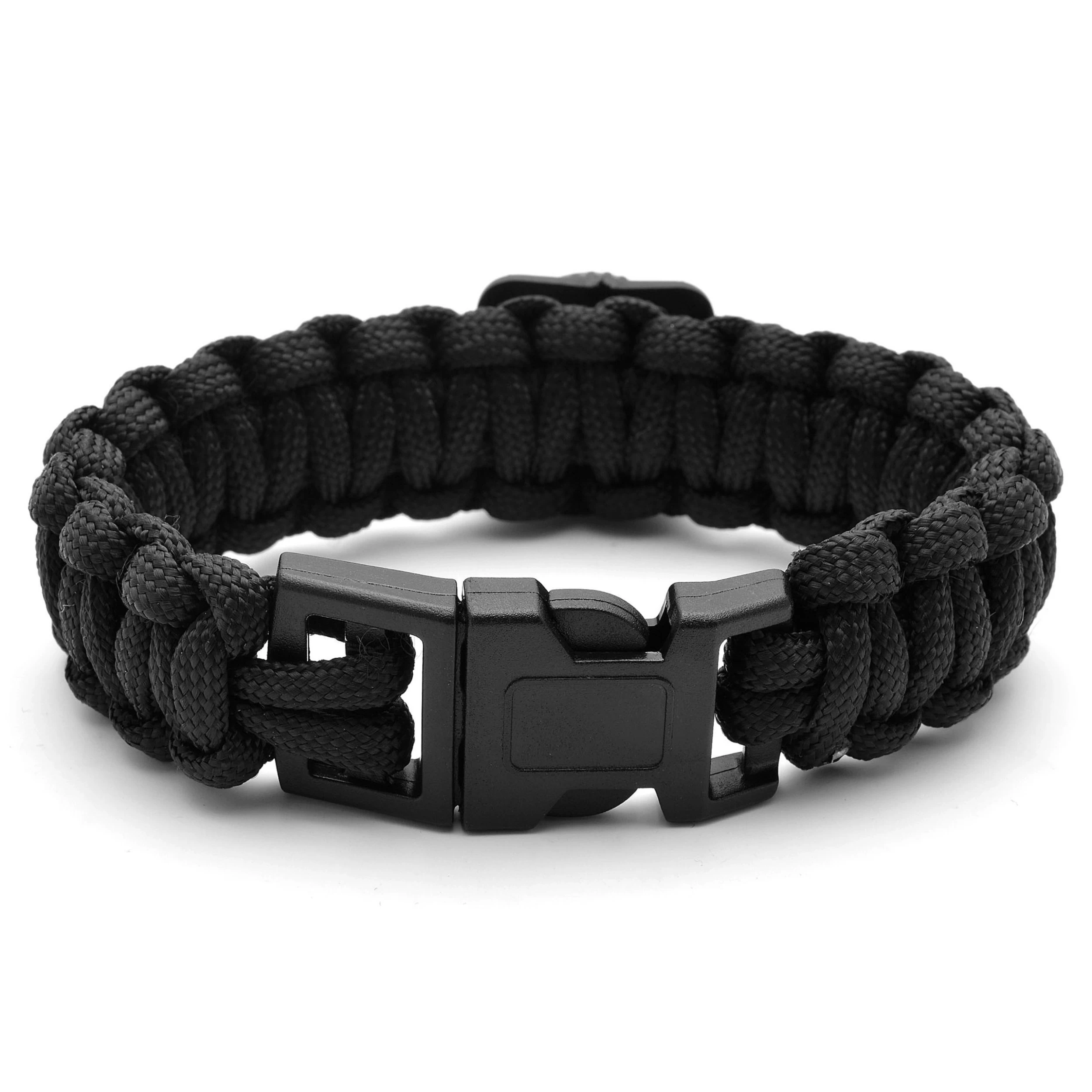 Black Paracord Compass Bracelet - Image 3