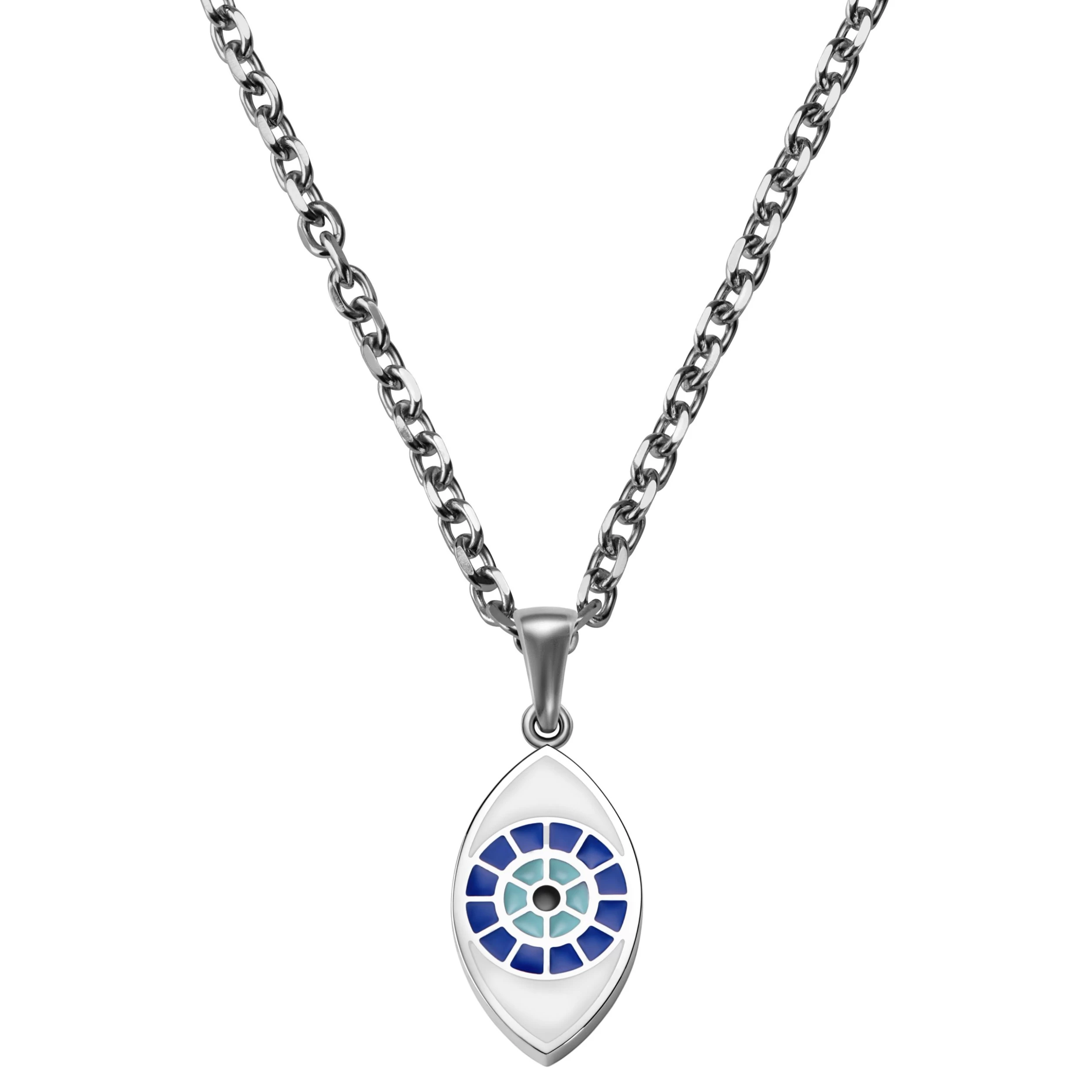 Evil Eye | Silver-tone Necklace