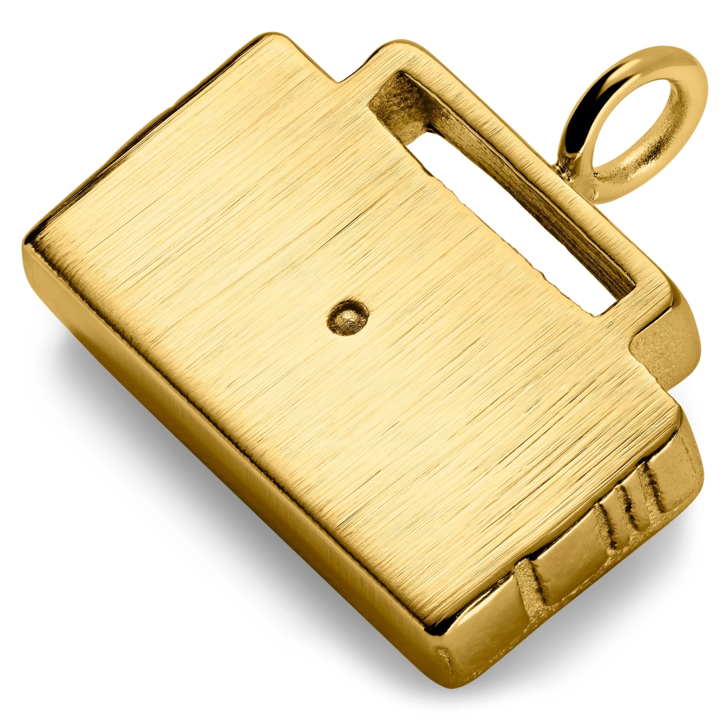 Jaygee | Gold-tone Radio Pendant - Image 3