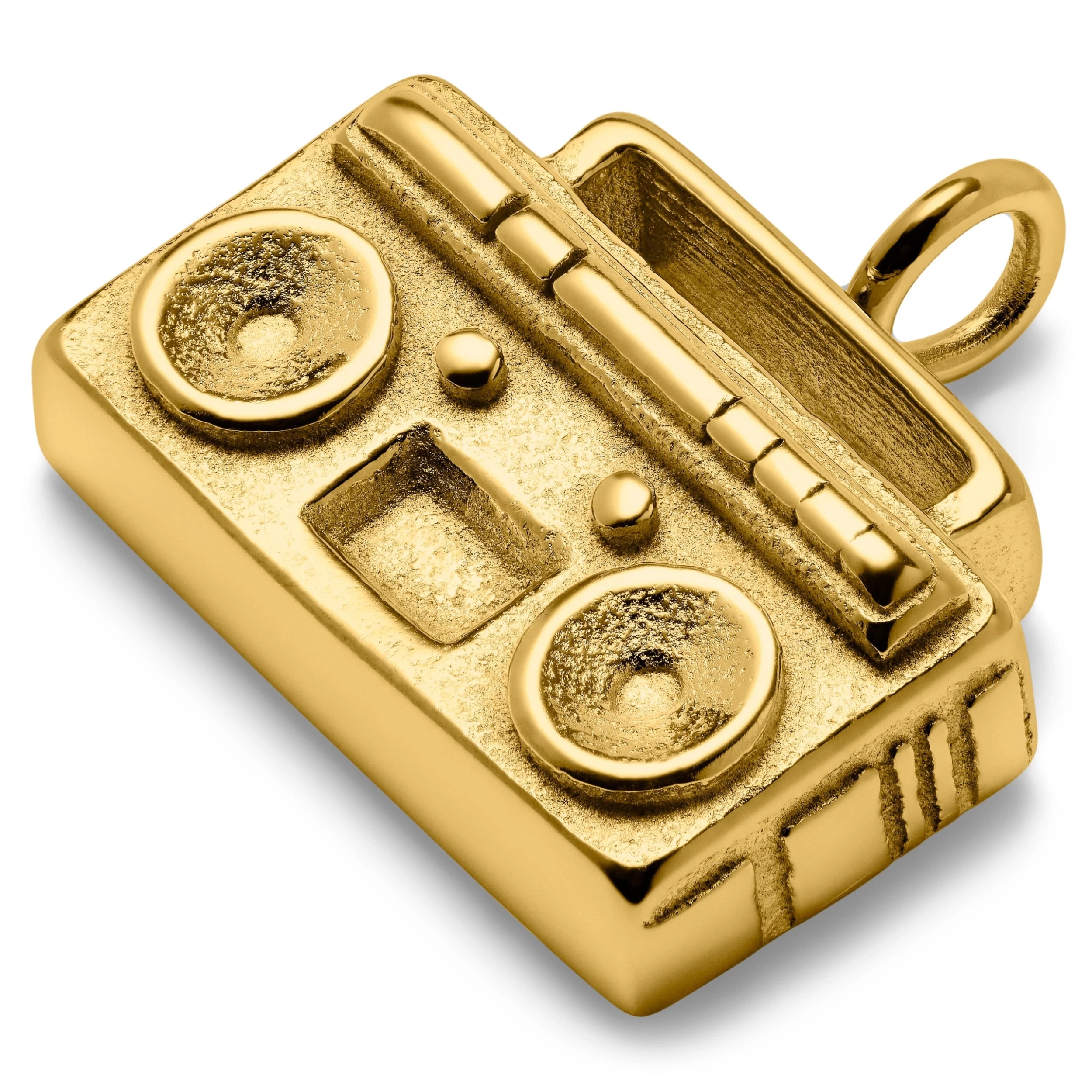Jaygee | Gold-tone Radio Pendant - Image 2
