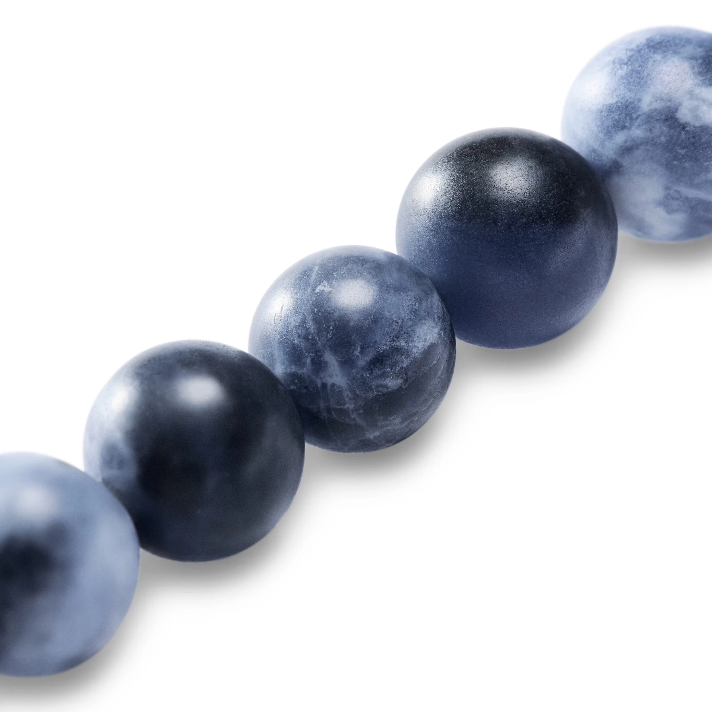 Unity | 6 Mm Lapis Lazuli Cross Bracelet - Image 5